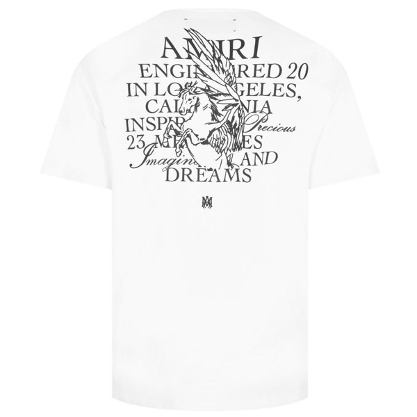 Amiri Precious Memories Logo White T-Shirt S