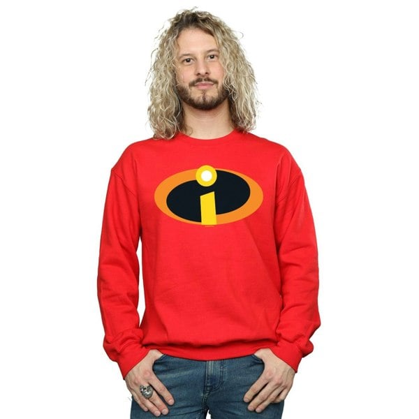 Disney Mens The Incredibles Costume Logo Sweatshirt - Red