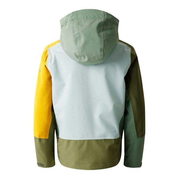 Dare 2B Childrens/Kids Explore II Waterproof Jacket - Olivine Green/Hedge Green