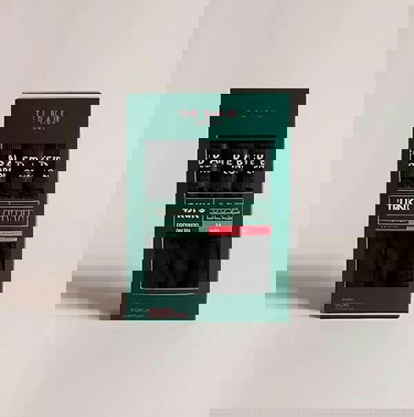 Ted Baker 3-Pack Cotton Trunks Mens Black