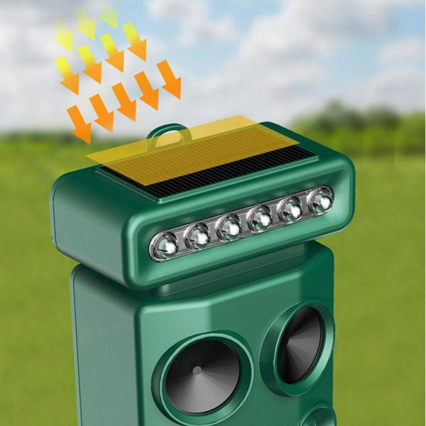 Leaper Outdoor Solar-Powered Ultrasonic Animal Repeller