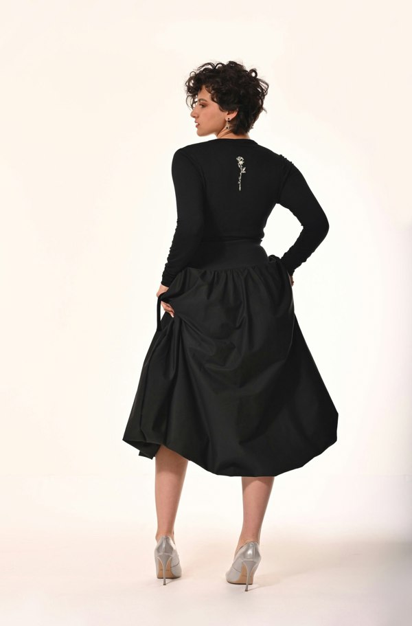 Frock Tales Enoki Puffball Skirt - Black