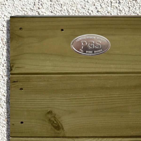 Premier Garden Supplies Ultimate Tongue & Groove Horizontal Boards Fence Panel - Wood - Pressure Treated (Tanalised)