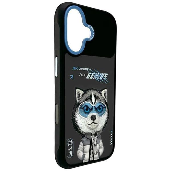 Nimmy Friends Nimmy Cool & Cute 2.0 Husky Case with MagSafe for iPhone 17 6.3" Grey Blue - N-KMLL-IP17-017-A
