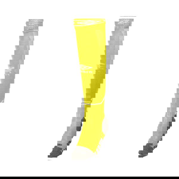 Umbro Childrens/Kids Diamond Football Socks - Blazing Yellow/Carbon - 