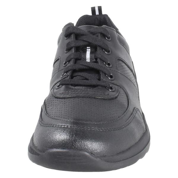 Clarks Boys Clarks Black Lace Up Leather School Shoes - Daze Loop 2 Y