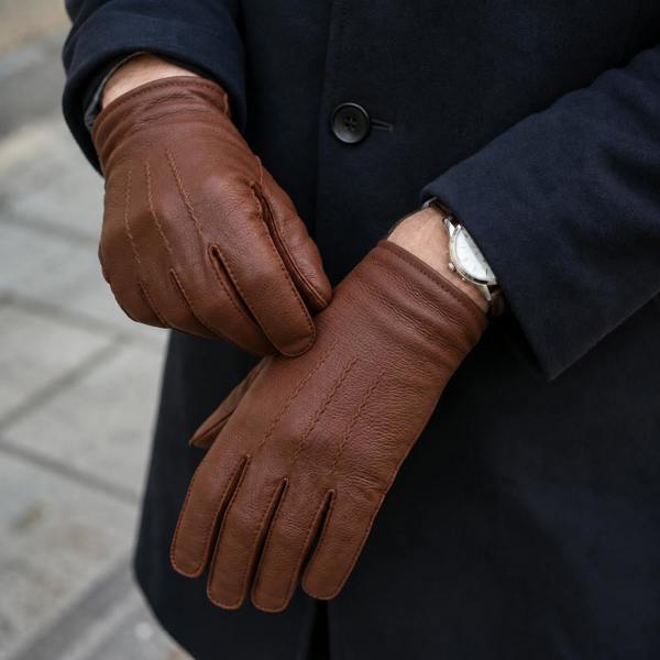 Gabicci Soft Lambskin Real Leather Fleece Lining Gloves: GB-520