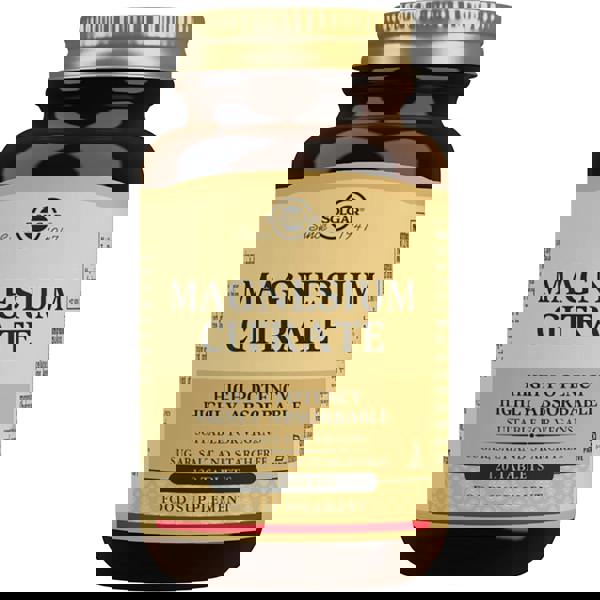 Solgar Minerals Magnesium Citrate Tablets x 120