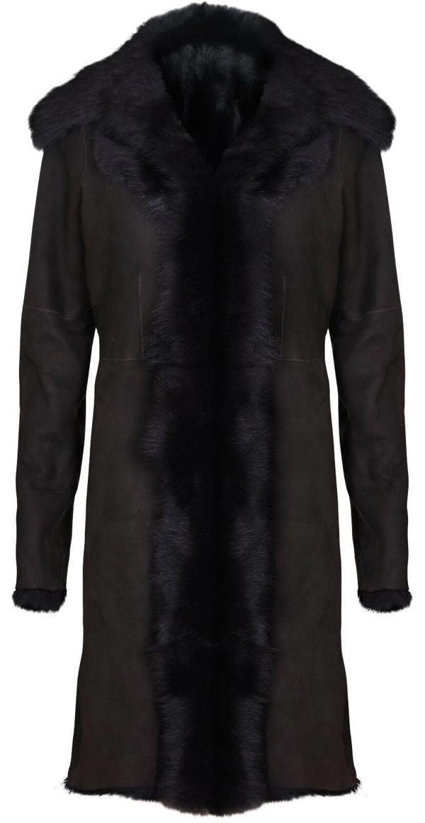 Infinity Leather Womens Toscana Sheepskin Suede Trench Coat-Tbilisi