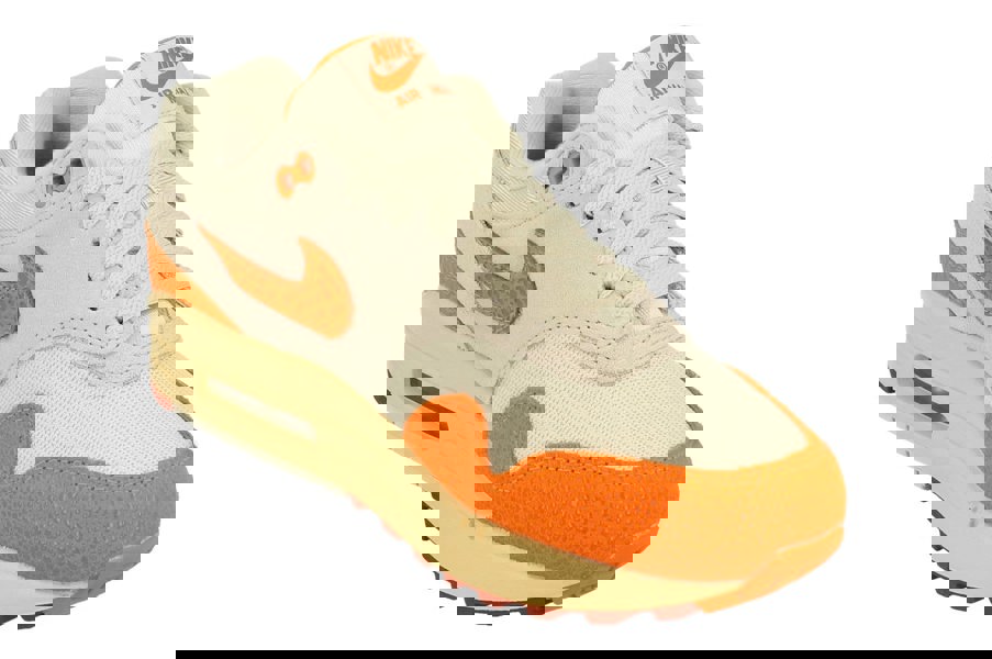Nike Air Max 1 Womens Trainers Dz4709  001 - Light Bone Magma Orange 001 - Photo 3