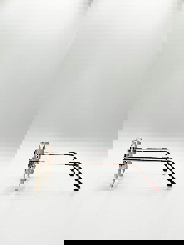 SVNX Oversized rounded aviator style sunglasses with brown lenses