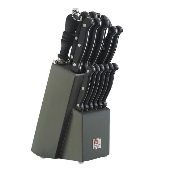 Richardson Sheffield Artisan 15 Piece Knife Block Set Black