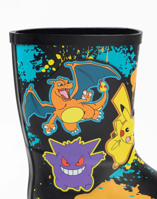 Pokemon Boys Multicoloured Gotta Catch 'Em All! Wellington Boots without Handles