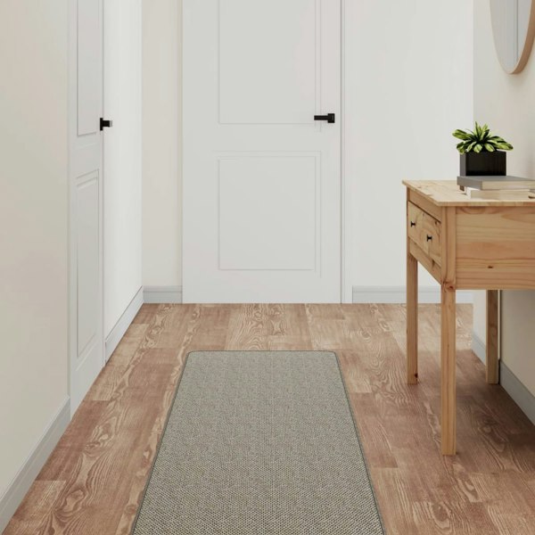 Berkfield Carpet Runner Sisal Look Taupe 50x250 cm