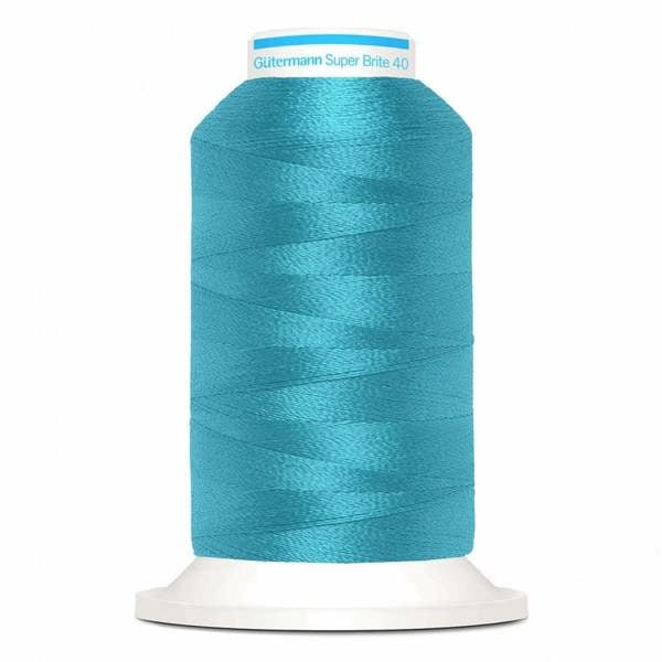 Gutermann Super Brite Polyester 40 Embroidery Thread 1000m Polyester Thread Suitable For Embroidery