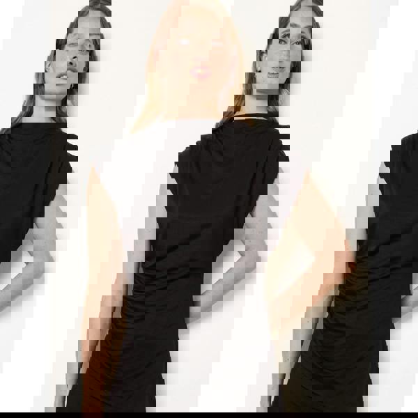 Blue Vanilla Soft Jersey Asymmetric Hem Set