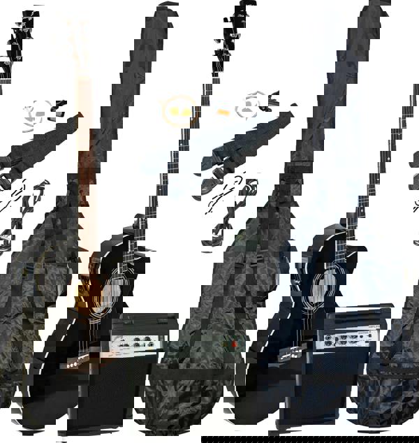 St Helens Electro-Acoustic Guitar Kit - Black