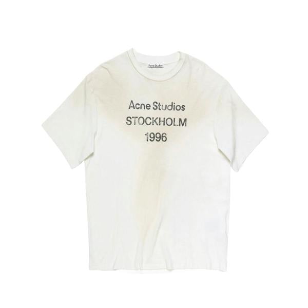 Acne Studios Logo T-Shirt   in  White