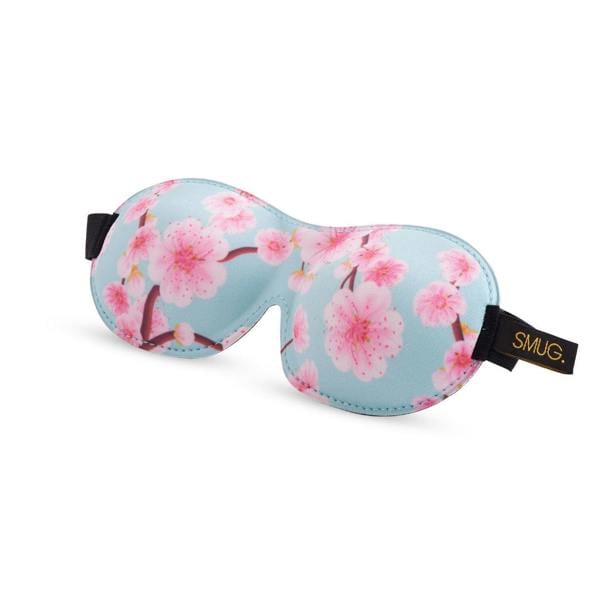 SMUG Contoured 3D Blackout Sleep Mask - Cherry Blossom Print