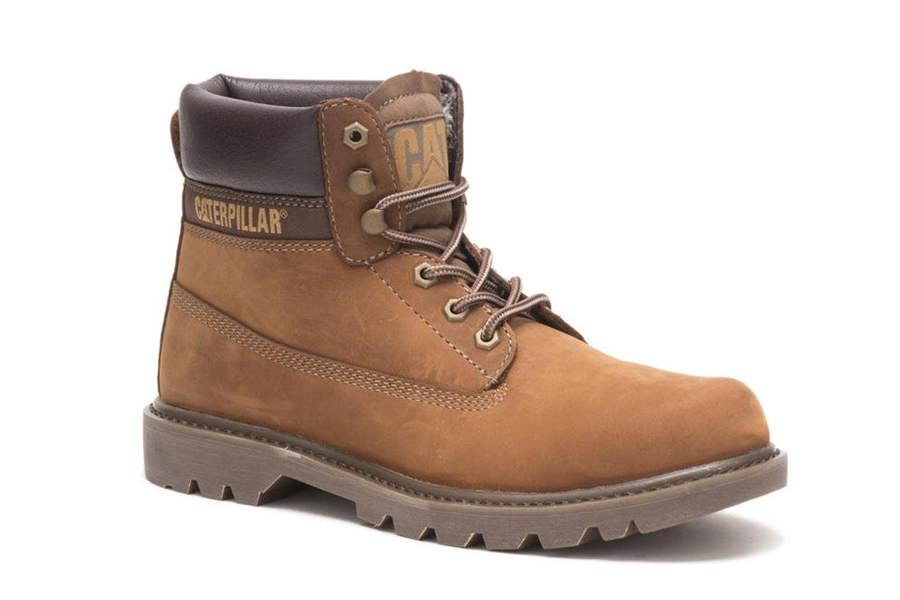 Caterpillar CAT (Caterpillar) Colorado 2.0 Beige Leather Hiking Ankle Boots
