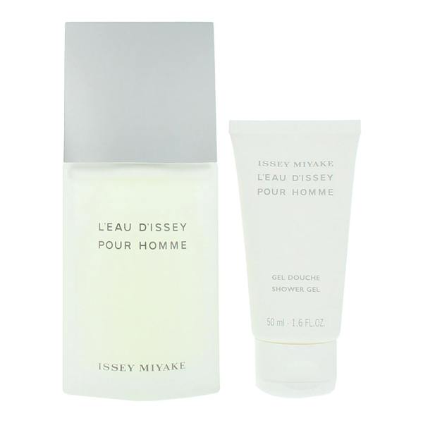 Issey Miyake L'eau D'issey Pour Homme Eau de Toilette 75ml + Shower Gel 50ml Gift Set for Him