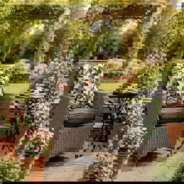 Scatter Cushions Polyester 45cm x 45cm (18"x18") – Outdoor Garden Sofa Cushions | UK Made TROPICAL GREEN The Garden Furniture Shop