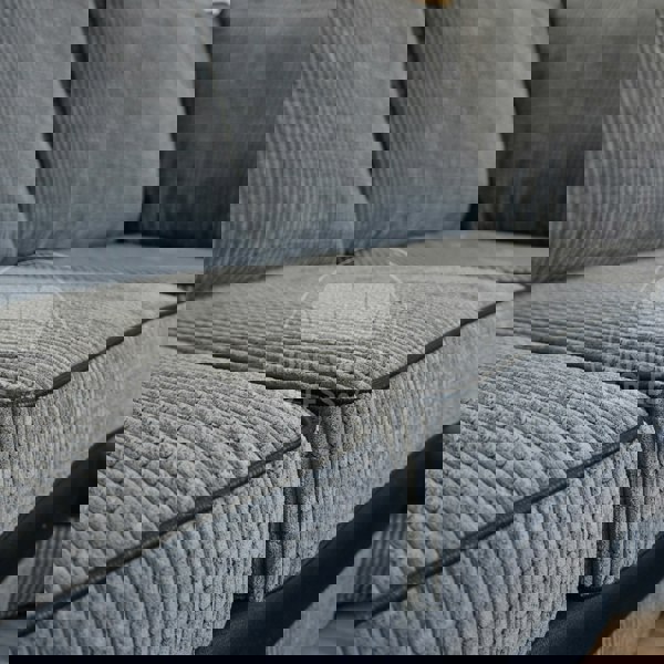 Furnishings For Less Portland Mixed Fabric Cord 5 Seater Corner Sofa