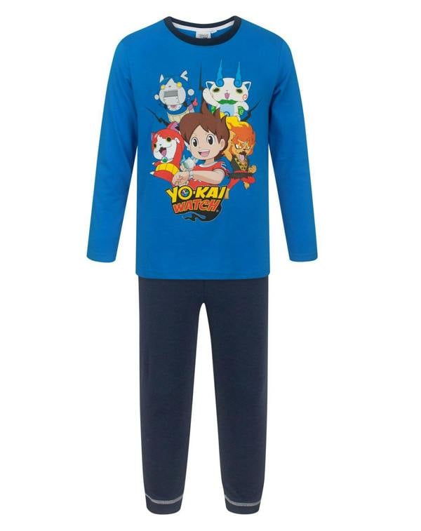 Yo Kai Watch Boys Blue Short Sleeve Short Leg Pyjama Set
