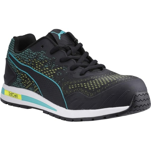 Puma Womens/Ladies Vivid Green Heart Low Trainers - Black/Blue