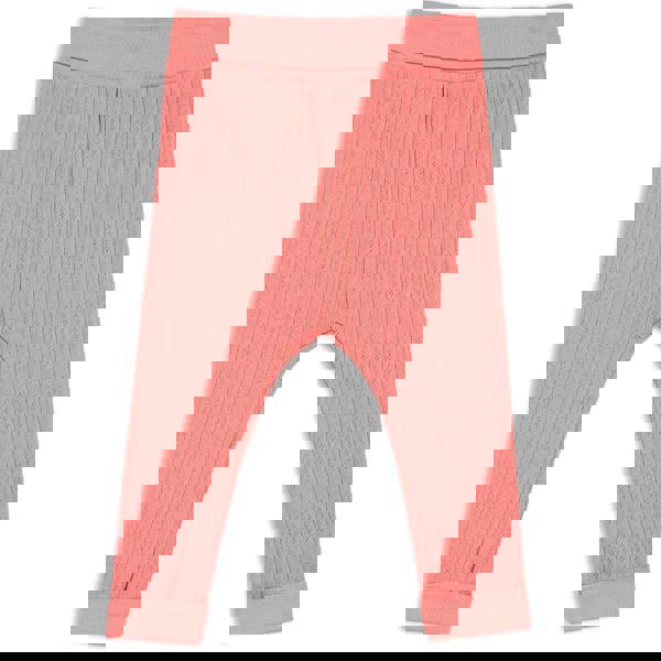 Mini Cuddles Baby Girls 3pk Floral Printed & Solid Leggings, Multicolour