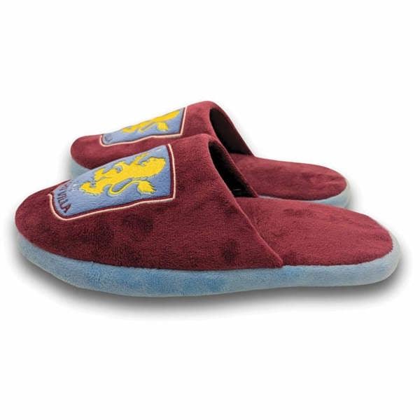 Aston Villa FC Adult Slide Slippers Small, Clothing, Sports, Gift