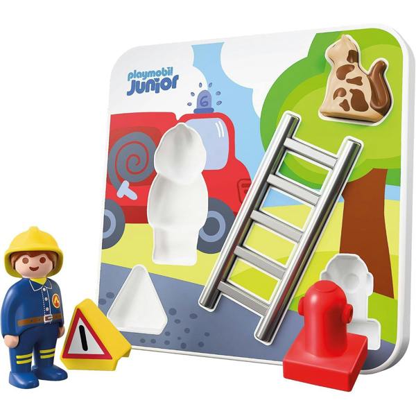Playmobil JUNIOR: Fire Rescue Puzzle - 72088 Playset