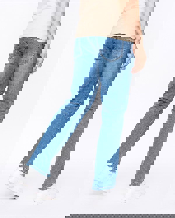 Crosshatch Winsbury Bootcut Jeans Stone Wash