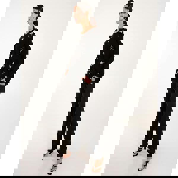 Blue Vanilla Diamante Pearl Star Jumper