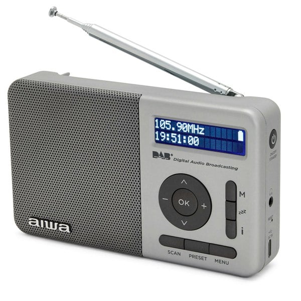 Aiwa RD-40DAB Digital Portable Radio Dab+/FM-RDS Radio