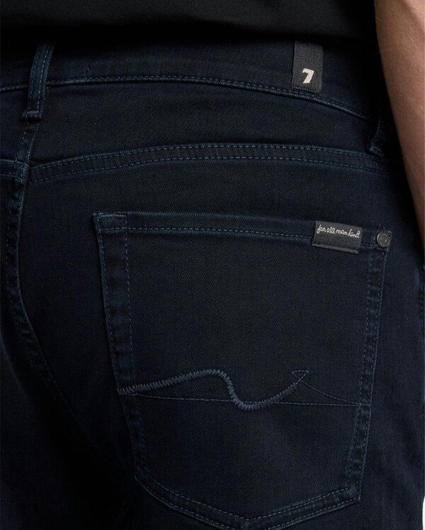 7 For All Mankind SLIMMY Mens Slim Fit Luxe Performance Eco Denim Jeans - Blue Black