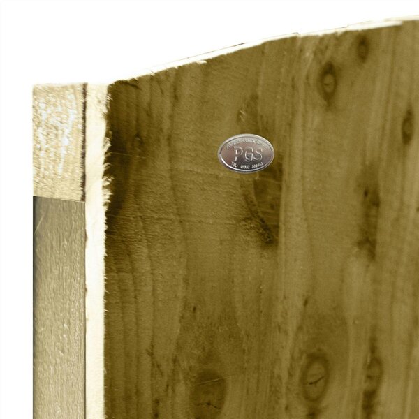Premier Garden Supplies Dome Top Feather Edge Fully Framed Fence Panel - Wood - Pressure Treated (Tanalised)