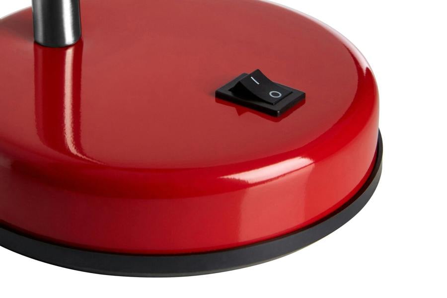 Maison by Premier Flexi Red Gloss Desk Lamp