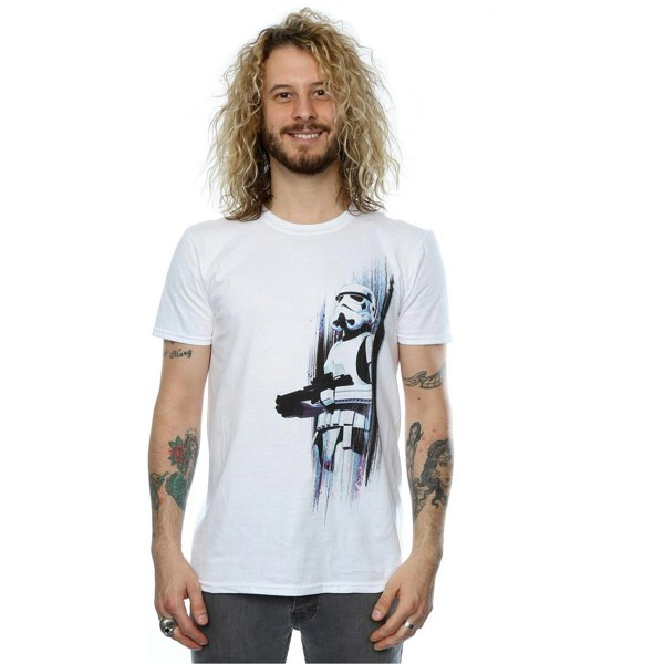 Star Wars Mens Rogue One Stormtrooper Brushed T-Shirt - White