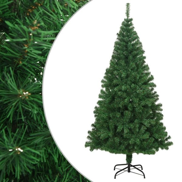 Berkfield Artificial Christmas Tree with Thick Branches Green 180 cm PVC