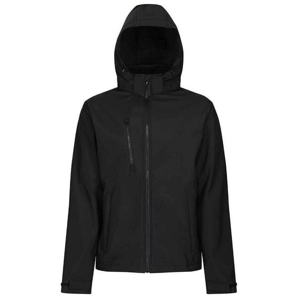 Regatta Mens Venturer Three Layer Soft Shell Jacket - Black - 
