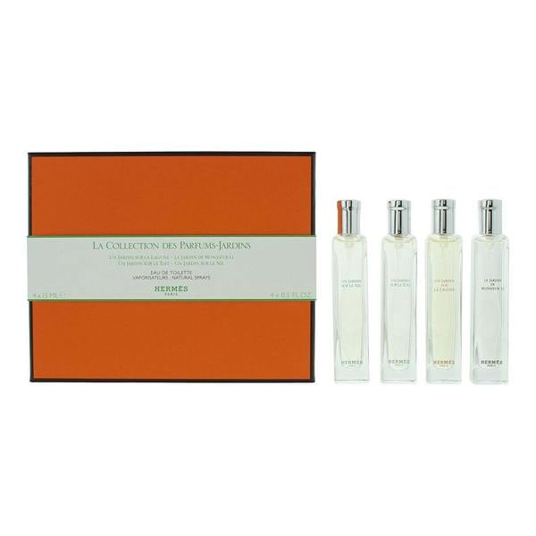 Hermes Hermès La Collection Des Parfums - Jardins 4 Piece Gift Set: Eau de Toilette 15m