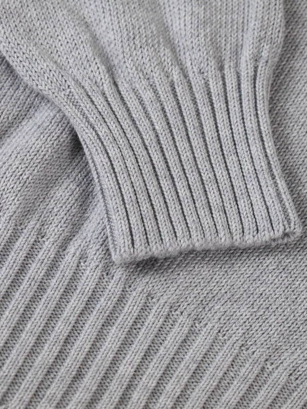 Pure Dakota Cotton Crew Neck Jumper – Silber