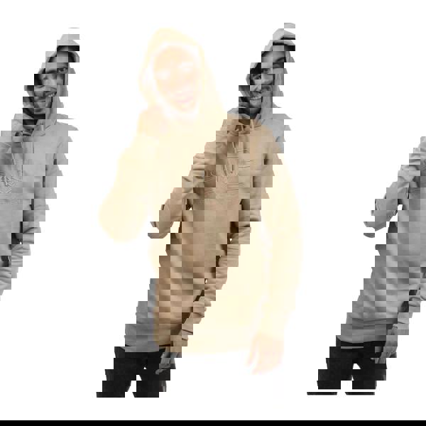 Gant Mens Archive Shield Tonal Hoodie - Beige - 