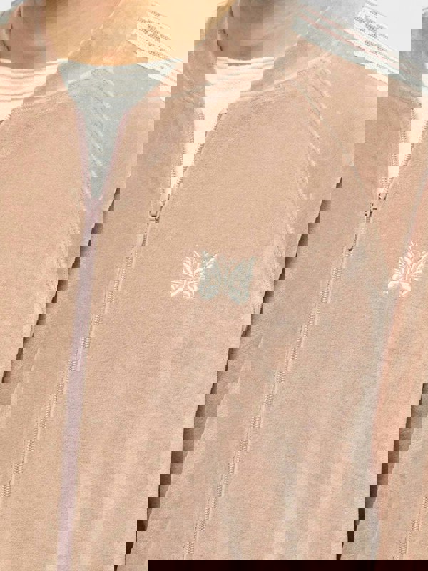 Needles Velour Track Jacket Old Rose - Mens