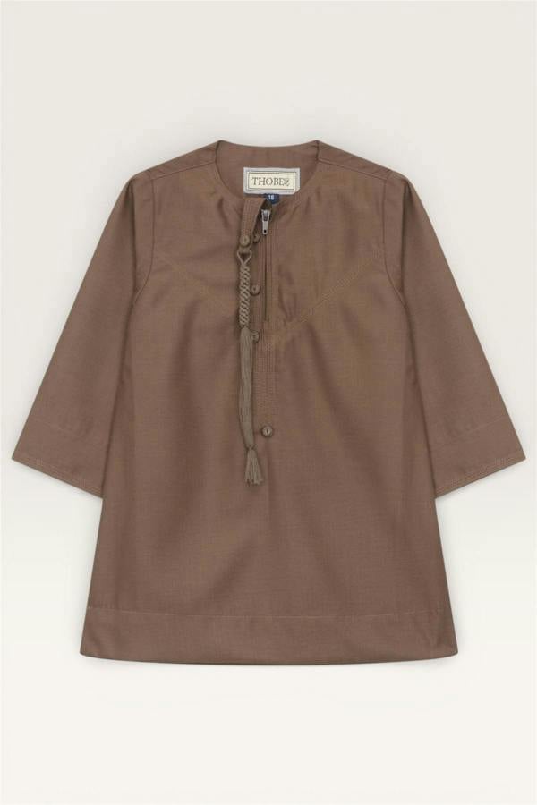 Infinity Leather Baby Boys Ramadan Moroccan Thobe Robe Emirati Eid Jubba- B-TT001