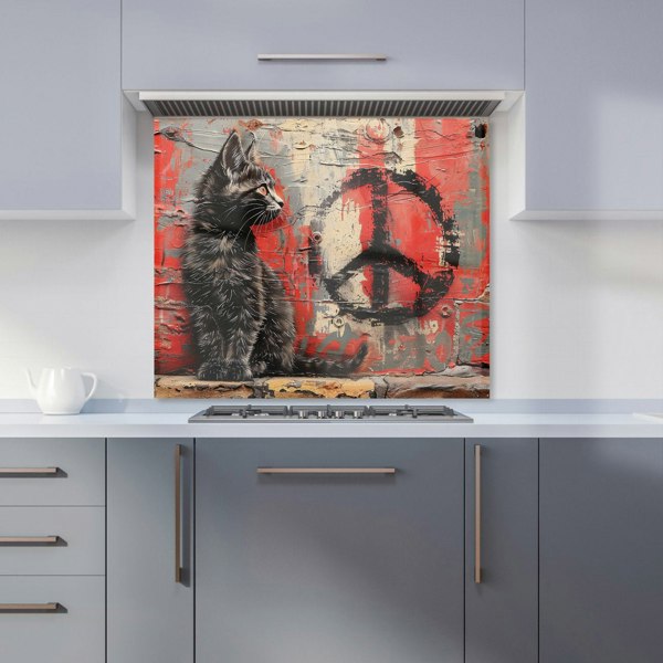 Warren Reed - Designer Urban Peace: A Banksy-Inspired Kitten Kitchen Splashback