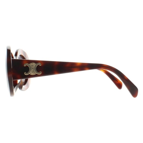 Celine Sunglasses Triomphe CL40292U 53A Blonde Havana Smoke Grey