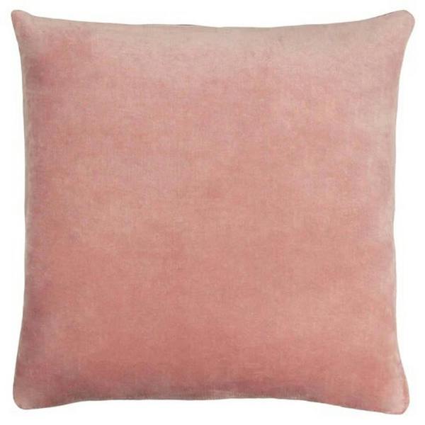 Furn Solo Velvet Square Cushion Cover - Pink - 