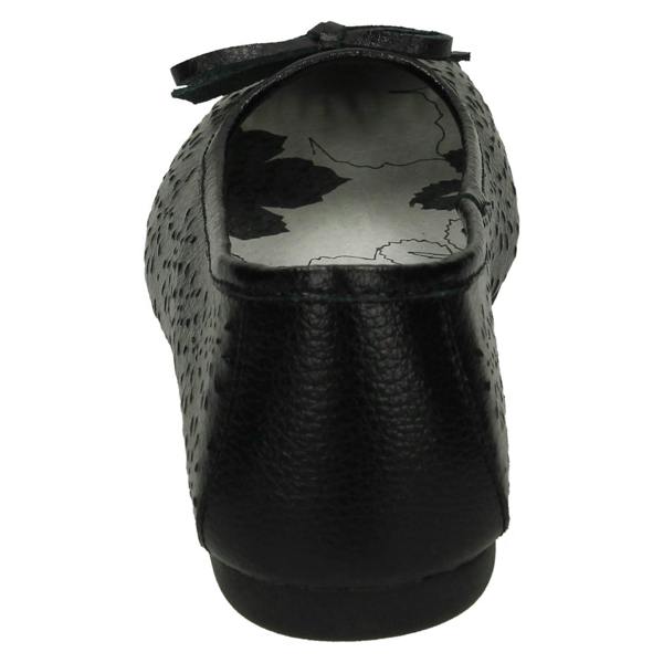 Spot On Ladies Spot On Detailed Ballerina Flats F8006
